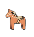 北欧のハチワレ猫のカレンダー（個別スタンプ：11）