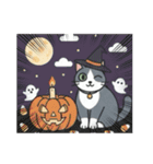 北欧のハチワレ猫のカレンダー（個別スタンプ：19）