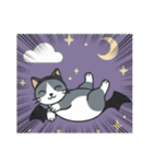 北欧のハチワレ猫のカレンダー（個別スタンプ：20）