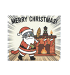 北欧のハチワレ猫のカレンダー（個別スタンプ：36）