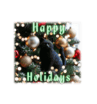 猫♥クリスマスツリー・ケーキ・リース（個別スタンプ：27）