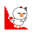 無表情で目つき悪い鶏の関西弁スタンプ（個別スタンプ：16）