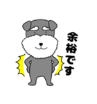 【敬語】シュナウザーのシュナちゃん5（個別スタンプ：9）