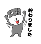 【敬語】シュナウザーのシュナちゃん5（個別スタンプ：19）