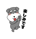 【敬語】シュナウザーのシュナちゃん5（個別スタンプ：21）