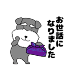 【敬語】シュナウザーのシュナちゃん5（個別スタンプ：28）