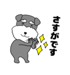 【敬語】シュナウザーのシュナちゃん5（個別スタンプ：30）