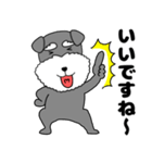 【敬語】シュナウザーのシュナちゃん5（個別スタンプ：35）