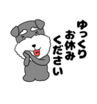 【敬語】シュナウザーのシュナちゃん5（個別スタンプ：36）