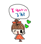 nenerin大きい英語日本語スタンプ3修正（個別スタンプ：12）