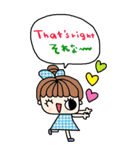 nenerin大きい英語日本語スタンプ3修正（個別スタンプ：13）