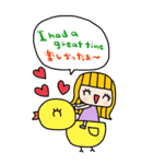 nenerin大きい英語日本語スタンプ3修正（個別スタンプ：40）