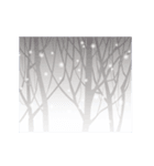 動く！雪の背景【アレンジ用】（個別スタンプ：7）