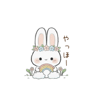 マシュマロうさぎの日常会話（個別スタンプ：2）
