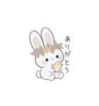 マシュマロうさぎの日常会話（個別スタンプ：15）
