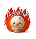ず～っと使える♡大人のにわとりのスタンプ（個別スタンプ：24）