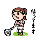 テニス女子 毎日使えるひと言サーブ（個別スタンプ：13）