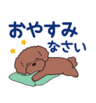 やさしいトイプー『デカ文字・敬語』2（個別スタンプ：20）