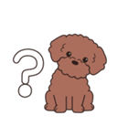 やさしいトイプー『デカ文字・敬語』2（個別スタンプ：35）