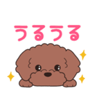やさしいトイプー『デカ文字・敬語』2（個別スタンプ：39）