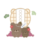 くまとくま。年末年始メッセージ2【再販】（個別スタンプ：10）