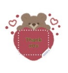 くまとくま。年末年始メッセージ2【再販】（個別スタンプ：21）