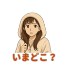 冬の日常に便利なフード女子スタンプ（個別スタンプ：31）