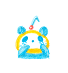 クリームソーダパンダ（個別スタンプ：16）