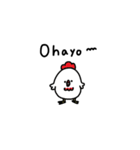 よく使う言葉×シンプル。♡＊*（個別スタンプ：3）