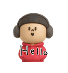 mottoのマッシュヘアガール♡冬（個別スタンプ：2）