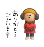 mottoのマッシュヘアガール♡冬（個別スタンプ：15）