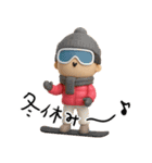 mottoのマッシュヘアガール♡冬（個別スタンプ：25）