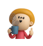 mottoのマッシュヘアガール♡冬（個別スタンプ：29）