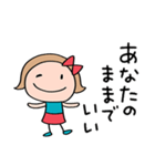 心あったまる言葉♡リボンのマルン（個別スタンプ：3）