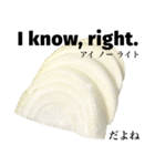国産玉ねぎ【英語】（個別スタンプ：4）