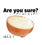 国産玉ねぎ【英語】（個別スタンプ：6）