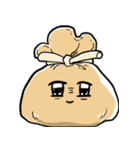 もちきんちゃくの表情（個別スタンプ：18）
