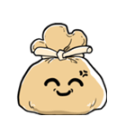もちきんちゃくの表情（個別スタンプ：19）