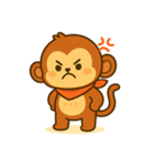 さるの感情スタンプ「ウキっと！喜怒哀楽」（個別スタンプ：11）