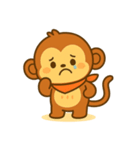 さるの感情スタンプ「ウキっと！喜怒哀楽」（個別スタンプ：14）