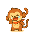 さるの感情スタンプ「ウキっと！喜怒哀楽」（個別スタンプ：16）