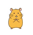 シュールでかわいいハムスターのスタンプ（個別スタンプ：6）