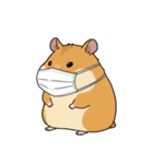 シュールでかわいいハムスターのスタンプ（個別スタンプ：9）