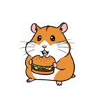 シュールでかわいいハムスターのスタンプ（個別スタンプ：10）