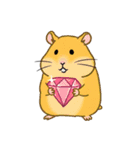シュールでかわいいハムスターのスタンプ（個別スタンプ：11）