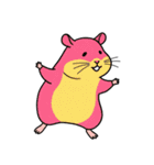 シュールでかわいいハムスターのスタンプ（個別スタンプ：14）