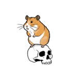 シュールでかわいいハムスターのスタンプ（個別スタンプ：15）