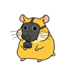 シュールでかわいいハムスターのスタンプ（個別スタンプ：17）