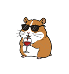 シュールでかわいいハムスターのスタンプ（個別スタンプ：18）