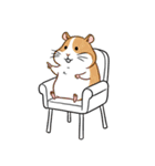 シュールでかわいいハムスターのスタンプ（個別スタンプ：19）